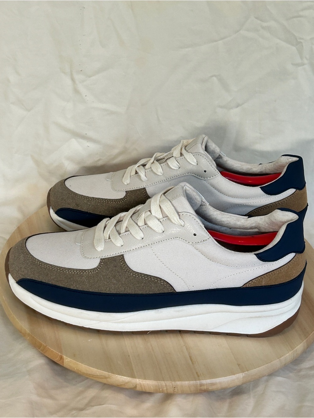 Porter & Ash Campus Men’s Lace Up Low Top Colorblock Sneakers US 12 - Picture 3 of 7